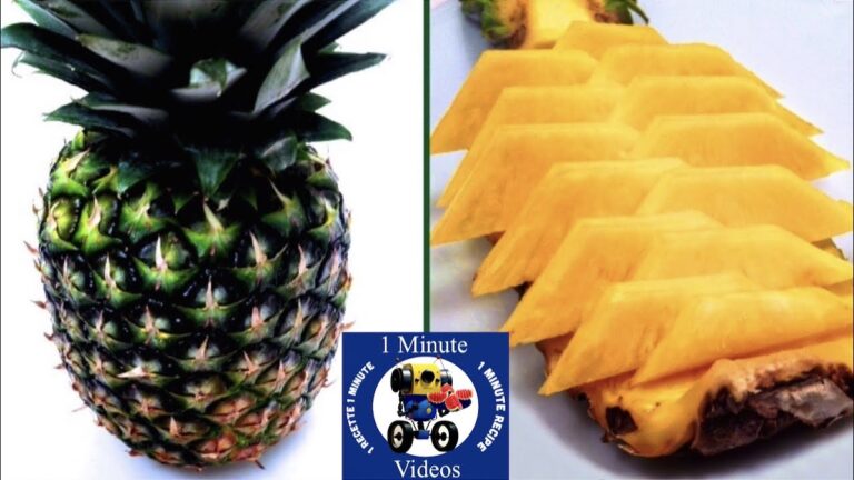 Descubre cómo cortar la piña de forma creativa para decorar tus platos ...